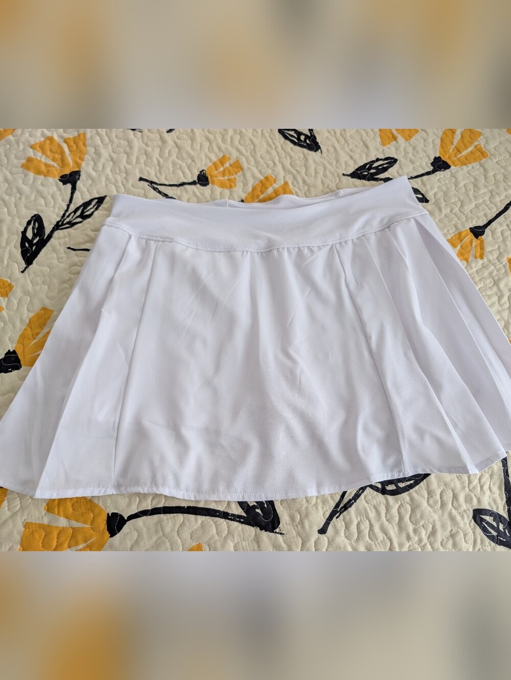 Etonic Pleated Tennis/ Golf Skirt / Skort White Size L Women's